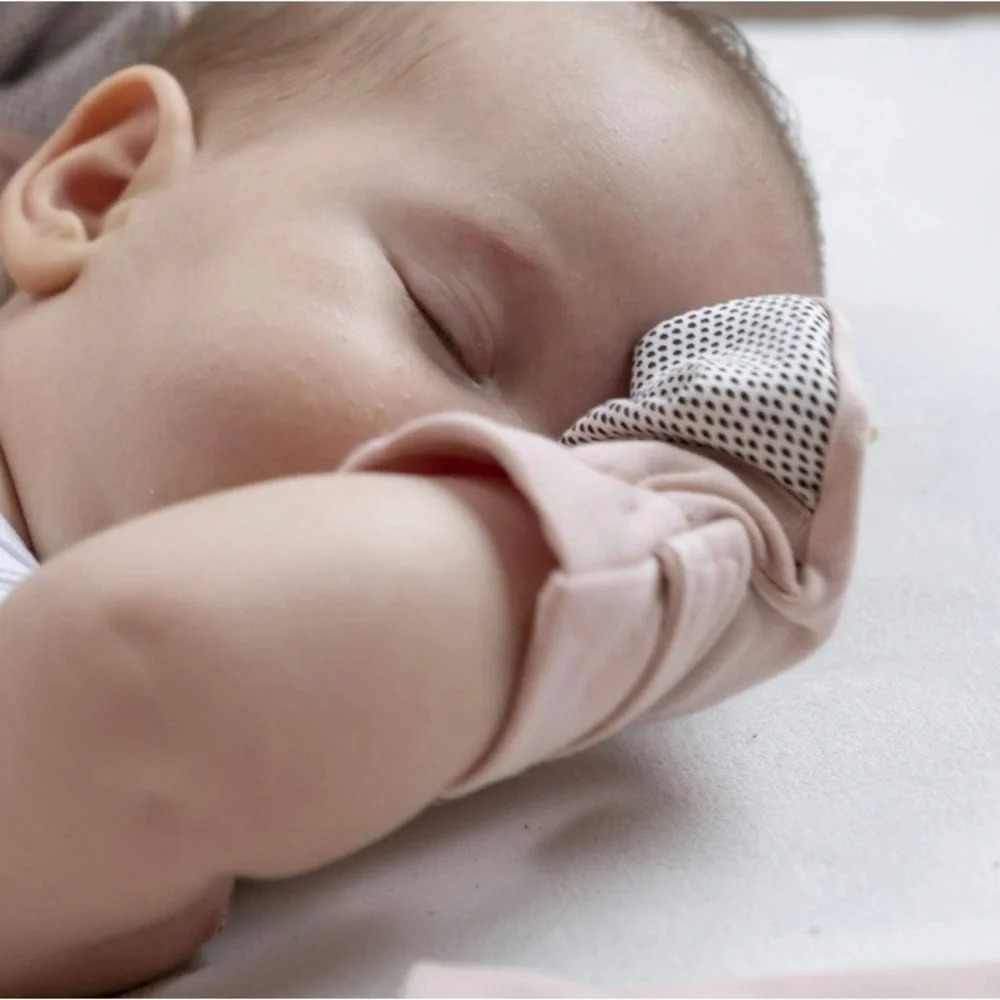 Organic Goumi Baby Mitts, Anti-Scratch 0-3mth Mittens Soft Stay-On Mitts NEW - Picture 6 of 8